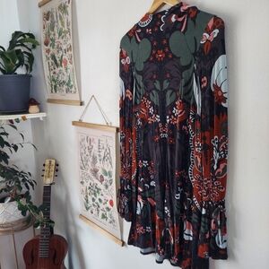 Free People - Small - Floral Mod Patterned Dress